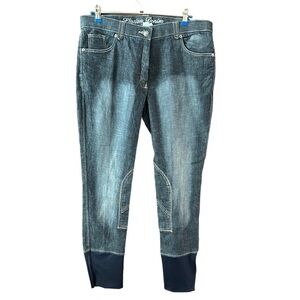 Elation Finn Denim Breech with Decorative Stitching